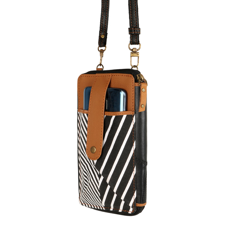 Small Cellphone Crossbody Bag Stripes