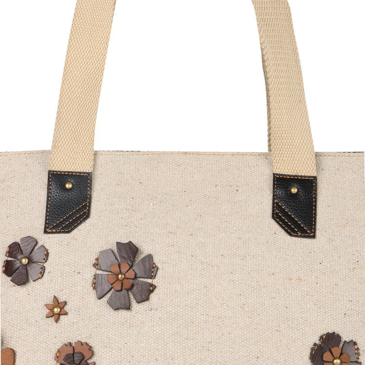 VAAN & CO. - Winnie Tote with Petals