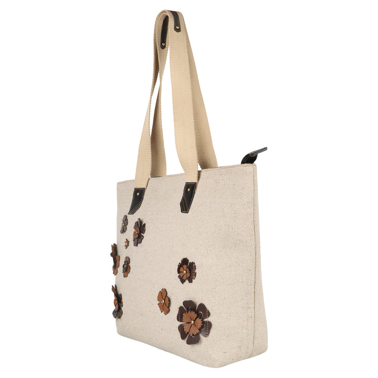 VAAN & CO. - Winnie Tote with Petals