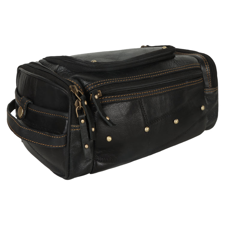 VAAN & CO. - Men's Large Dopp Kit in Black