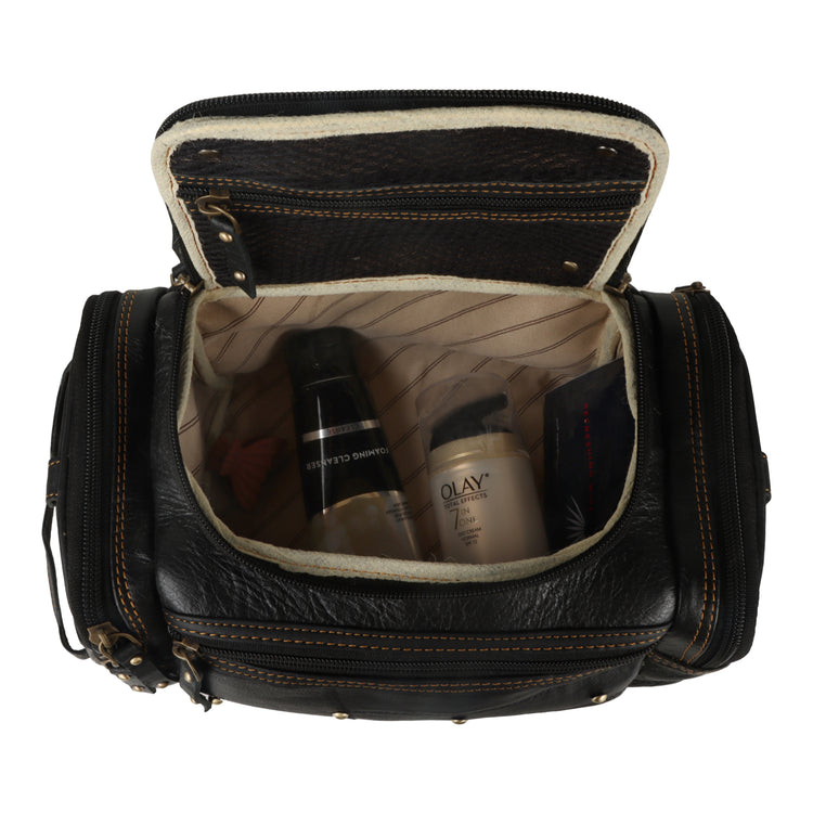 VAAN & CO. - Men's Large Dopp Kit in Black