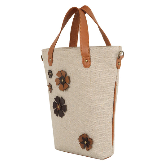 VAAN & CO. - Macie Tote with Petals