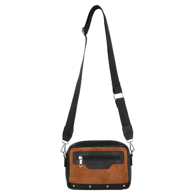 Melanie Brown Leather Camera Bag