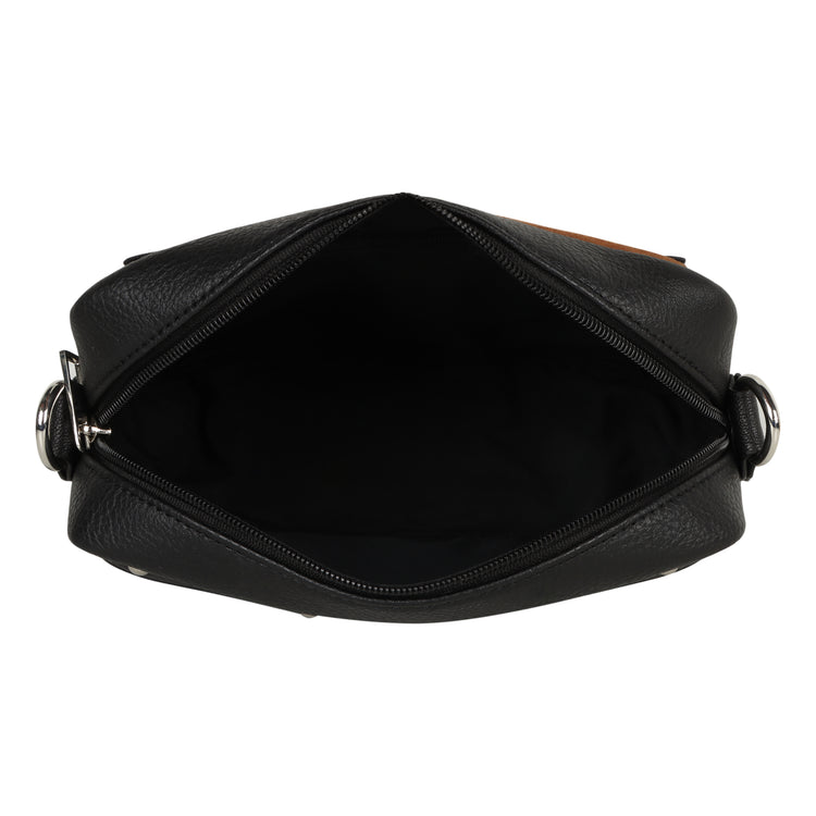 Melanie Brown Leather Camera Bag