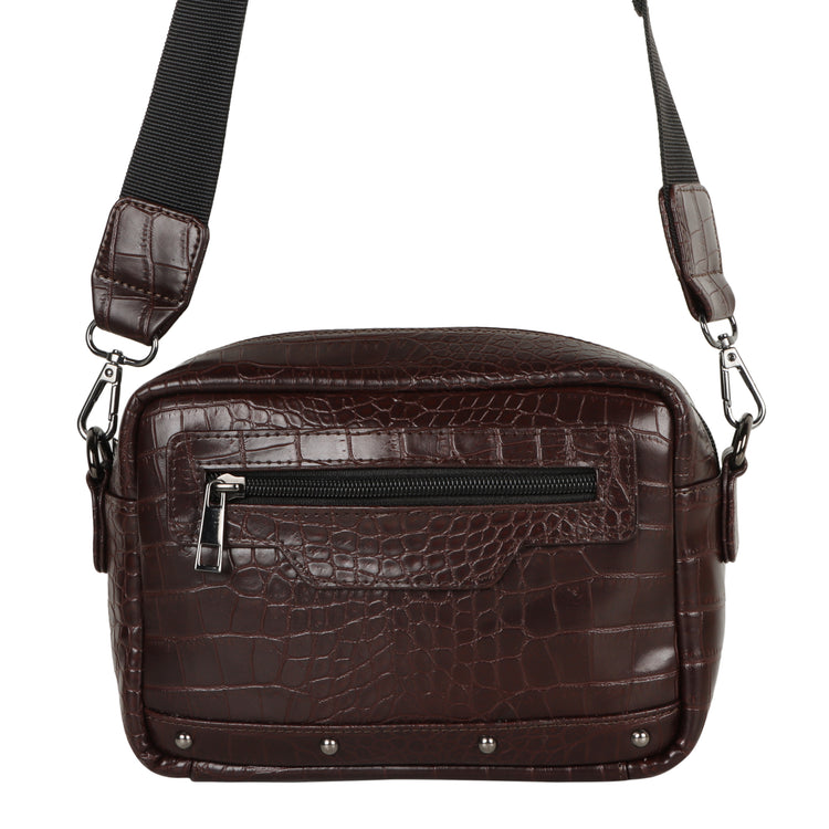 Katy Croc Print Camera Bag