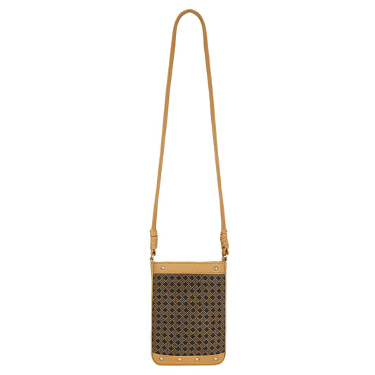 Tayla Diamond Print Bucket Bag