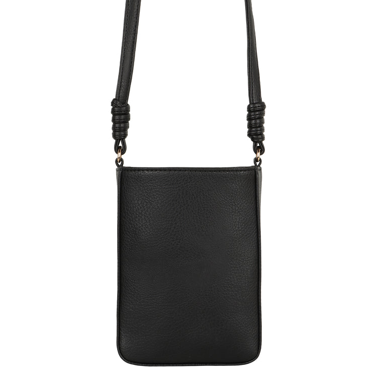 Millie Houndstooth Print Bucket Bag