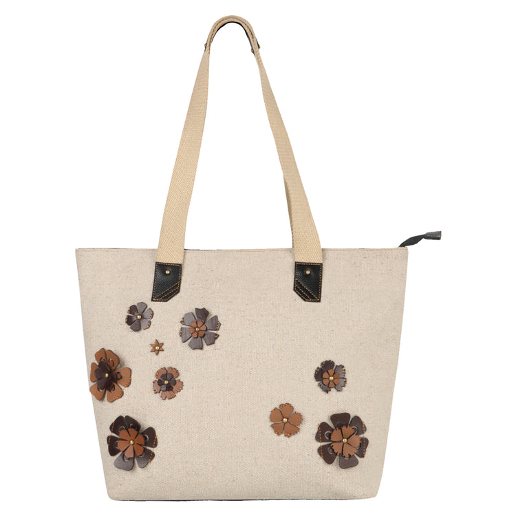 VAAN & CO. - Winnie Tote with Petals