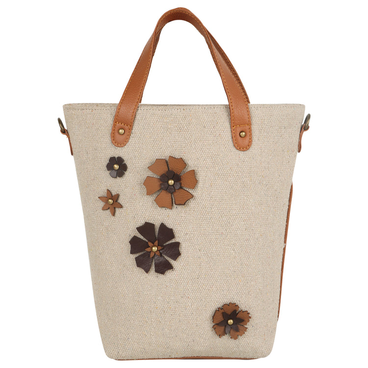 VAAN & CO. - Macie Tote with Petals