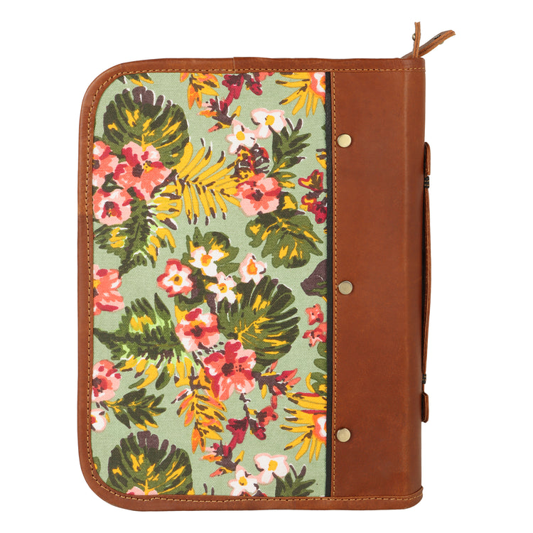 Bible Cover Floral Large