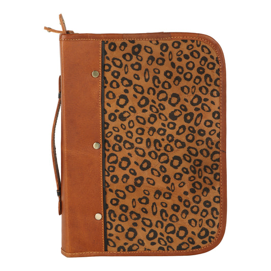 Bible Cover Cheetah Large