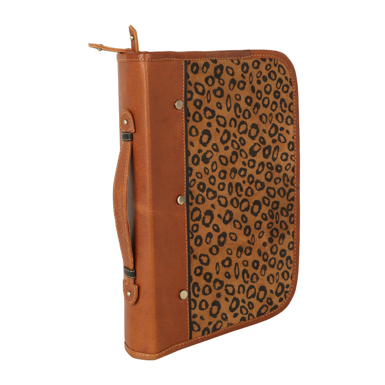 Bible Cover Cheetah Large