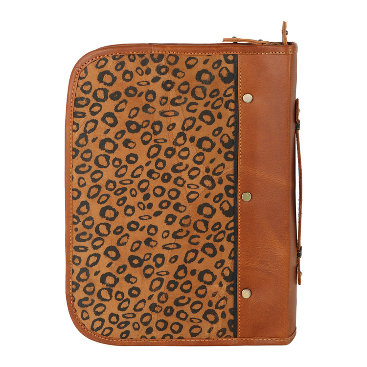 Bible Cover Cheetah Large