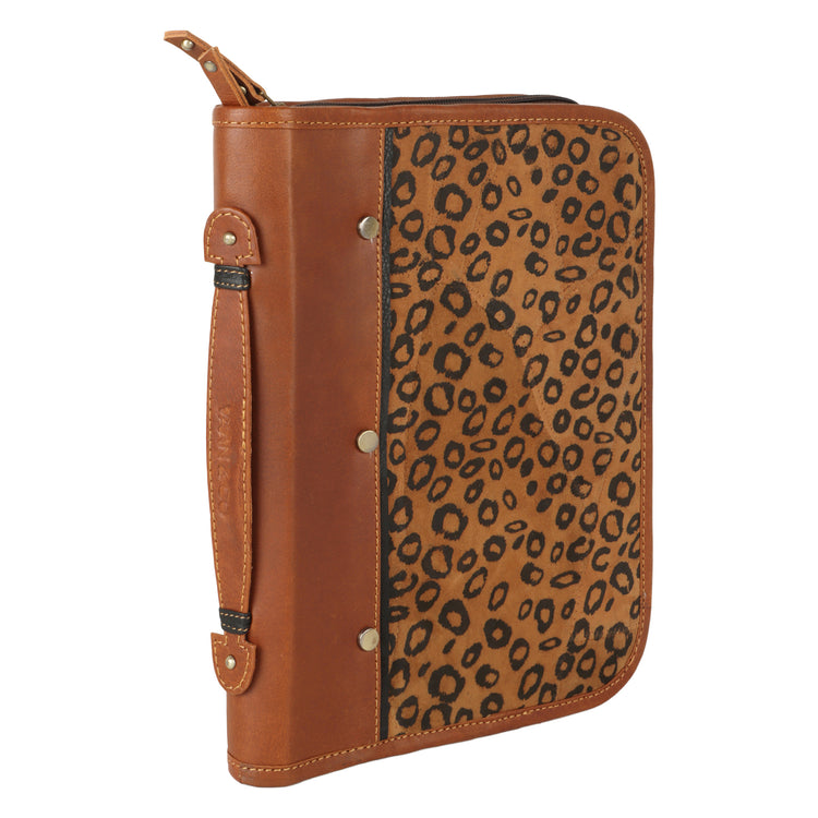 Bible Cover Cheetah Medium