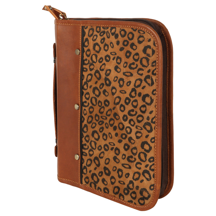 Bible Cover Cheetah Medium