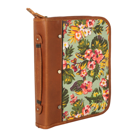 Bible Cover Floral Medium